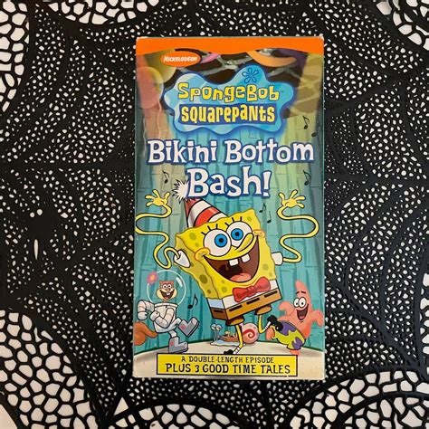Spongebob Squarepants Bikini Bottom Bash 2003 VHS Tape Etsy