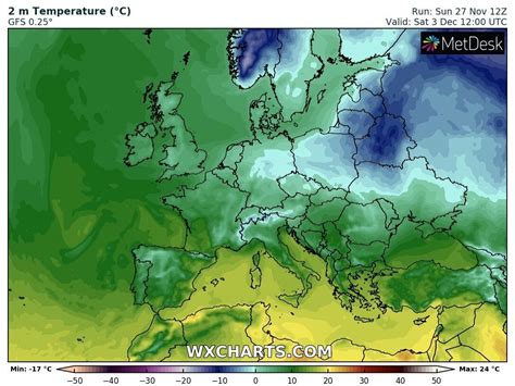 Pogoda długoterminowa Całodobowy mróz i opady śniegu Pogoda Wprost