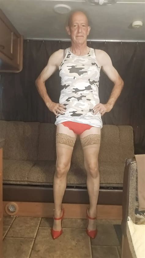 Faggot Andrew Brown In Camo Dress Thigh Highs And Heels Nude Pics Xhamster