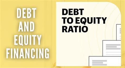 debt  equity financing navigating  choice