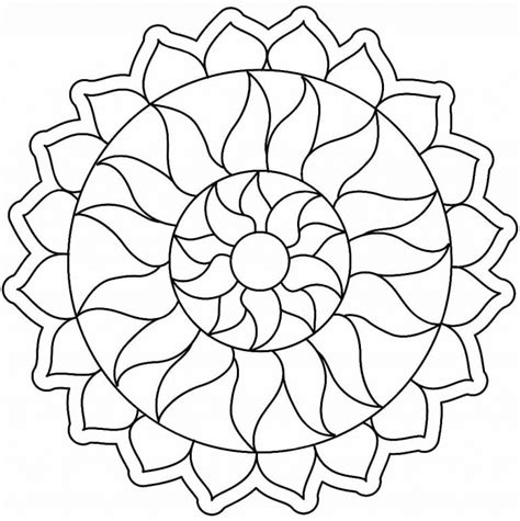 Mandala Fácil De Fazer - 50+ Desenhos de Mandala para imprimir e colorir - Como fazer em casa