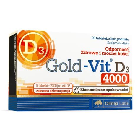 Olimp Gold Vit D K Wzmocnienie Ko Ci I Staw W Kapsu Ek