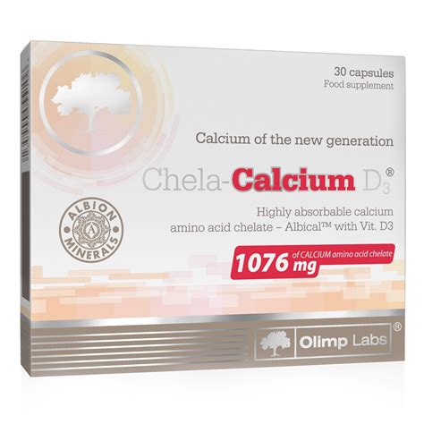 Olimp Chela Calcium D3, 30 Kapsul - Proteini.si