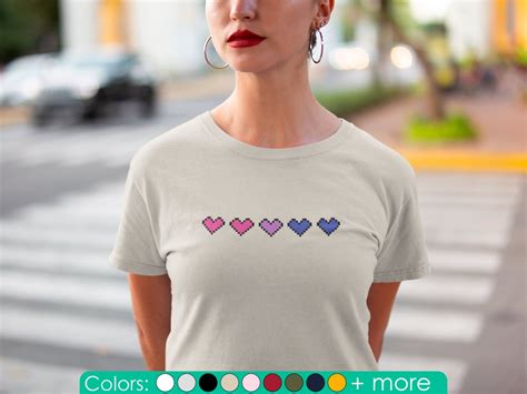 Bisexual Hearts Pride Shirt Lgbtq Shirts Gay Pride Month Shirts Gay Tees Lgbtq Tee Gay Shirt