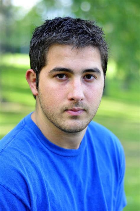 Portrait Stock Image Image Of Youth Brunette Male