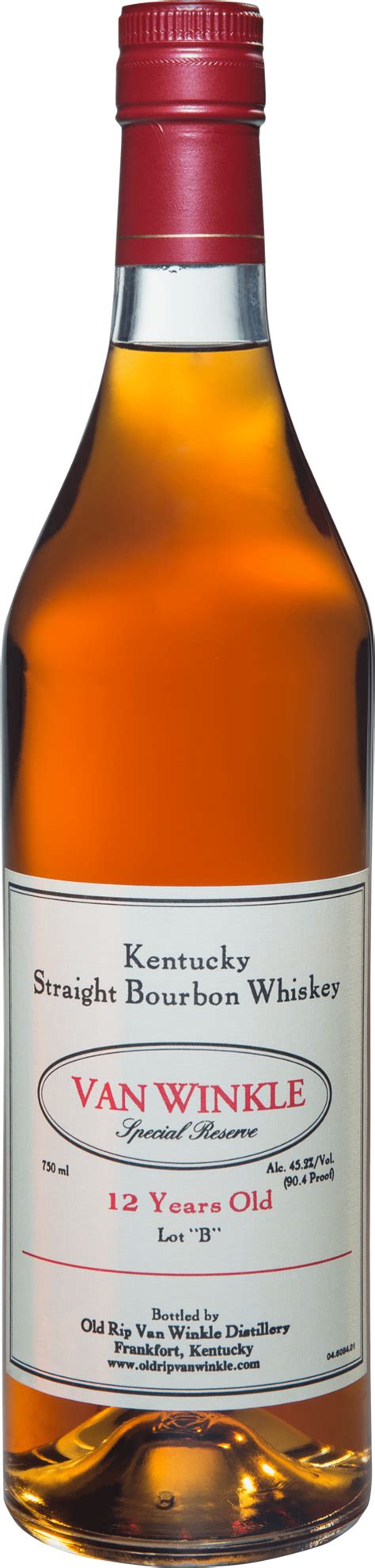 Old Rip Van Winkle Special Reserve Lot B 12 Year Old Kentucky Straight