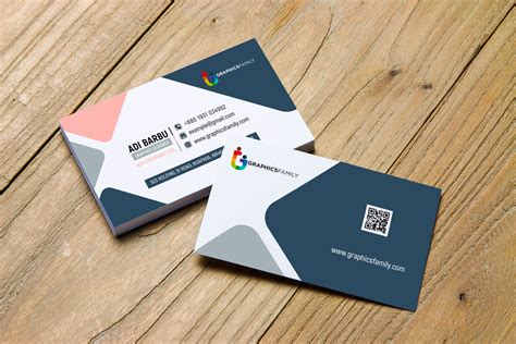 Free Minimal Modern Business Card Design – GraphicsFamily