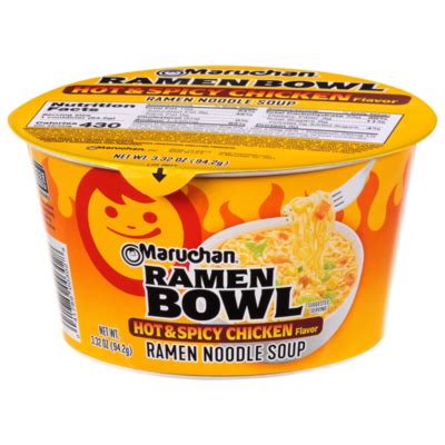 Maruchan Hot Spicy Chicken Ramen Noodle Bowl 3 31oz Order Online For Delivery Or Pickup