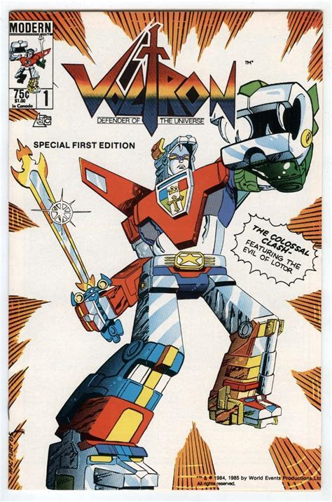 Voltron St Appearance Modern Comics Defender Of The Universe