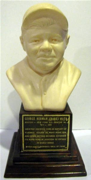 Lot Detail 1963 BABE RUTH HALL OF FAME BUST STATUE