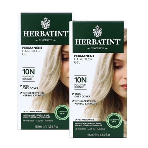 GetUSCart Herbatint Permanent Haircolor Gel N Platinum Blonde Alcohol Free Vegan