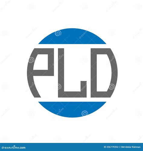 Plo Letter Logo Design On White Background Plo Creative Initials