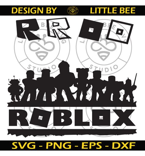 44 Roblox Svg Roblox Clipart Roblox Png Roblox Birthday Svg Etsy