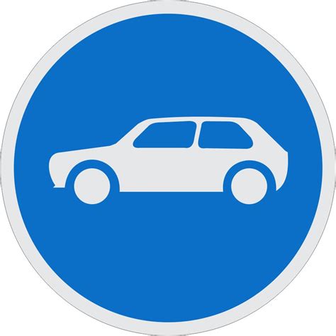 motor cars  road sign  road signs