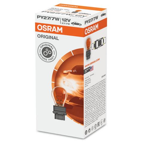 Osram Original Line 3757AK PY27/7W jelzőizzó 10db/csomag - Lumenet
