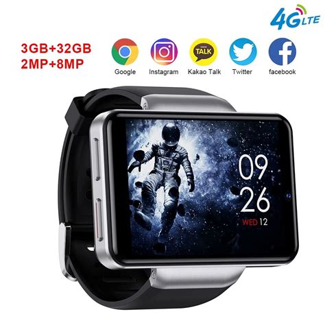 2023 DM101 Smart Horloge Mannen 4G Android Dual Camera 2080 Mah