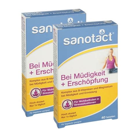 X Sanotact Pour La Fatigue Et L Puisement Pastilles Nu