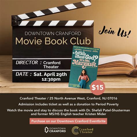 Join Us for the 1st Downtown Cranford Book Club! - Downtown Cranford