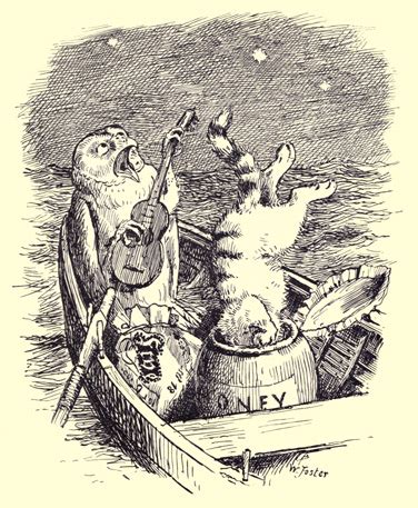 The Owl And The Pussy Cat Poem By Edward Lear