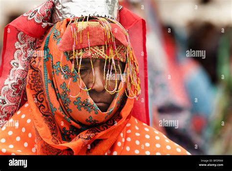 Portrait Of A Tarahumara Man Dressed With Traditional Clothing For