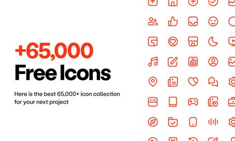 Free Icons 65,000+ (SVG) | Figma