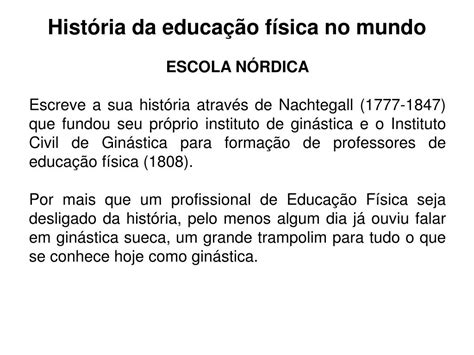 Origem Da Educação Fisica - FDPLEARN