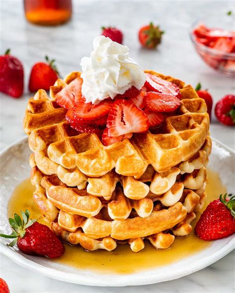 Crispy Belgian Waffles Waffle Recipes Waffle Maker Recipes Waffles