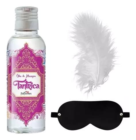 Kit de masaje corporal con aceite tántrico Hot Flowers a la venta MercadoLibre
