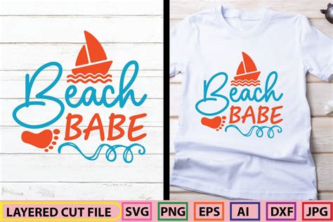 Beach Babe Svg Graphic By Creative Trends Creative Fabrica