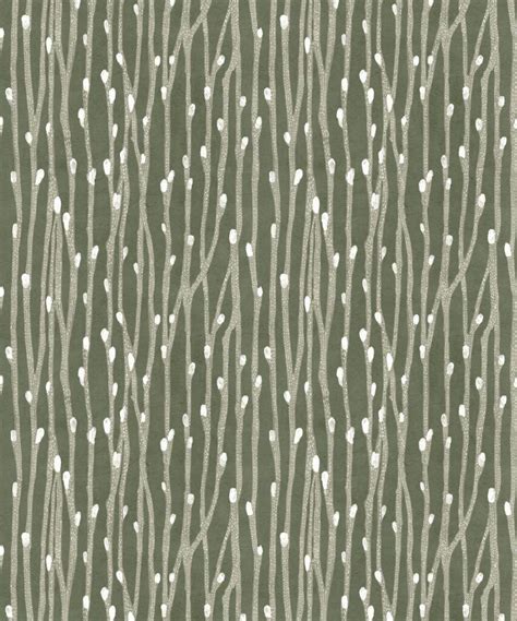 Pussy Willow Wallpaper Abstract Botanical Wallpaper Milton King