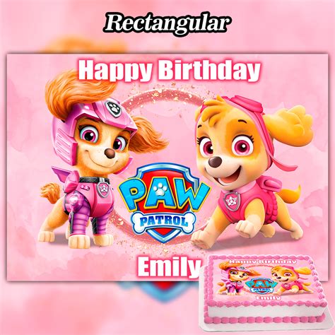 Paw Patrol Cake Topper Archives Edible Printed Toppers
