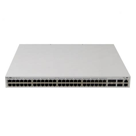 MIKROTIK 48-1000-PoE 4-SFP+10G 2-QSFP+40G Console L5 2-PSU Switch Rack ...