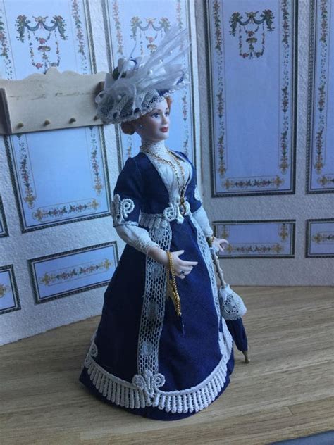 Items Similar To 1 12 Scale Miniature Porcelain Doll 1 12 Scale