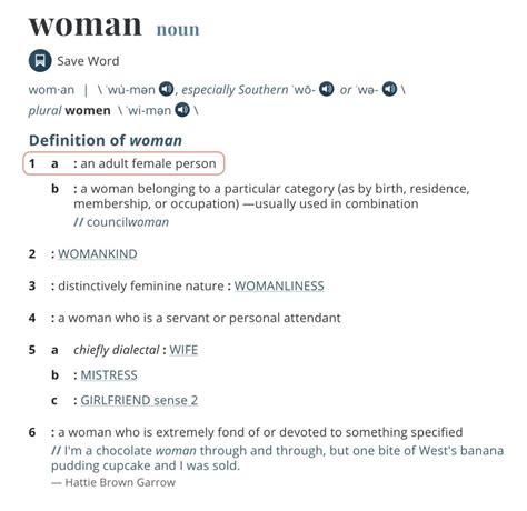 What is a female?