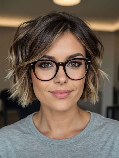 Dark Blonde Hair Short Bob Minimalist Bob Haircut Women Short Hair
