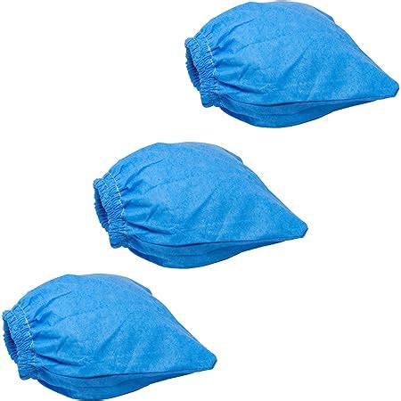 Lot de 3 sacs filtrants en tissu pour aspirateur à sec Einhell BT VC