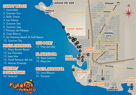 Acerca De Puerto Mapa De Propiedades Puerto Penasco