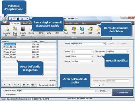 Avs4you Avs Audio Converter Interfaccia Del Programma