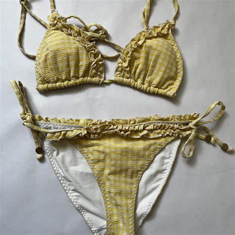 Tigerlilly Xxs Bikini Set Padded Triangle Top And Depop