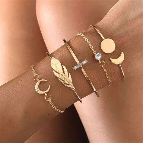 Ensemble De Bracelets Tendance 2019 Boho Chic Bracelets Trendy