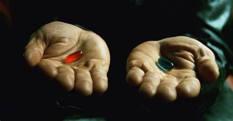 Matrix red pill and blue pill - coindolf