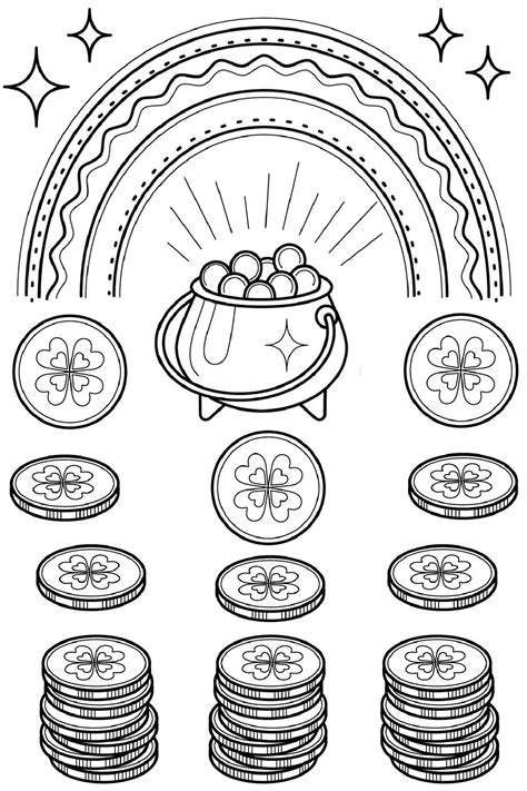 Pot Of Gold Coloring Pages [2025]
