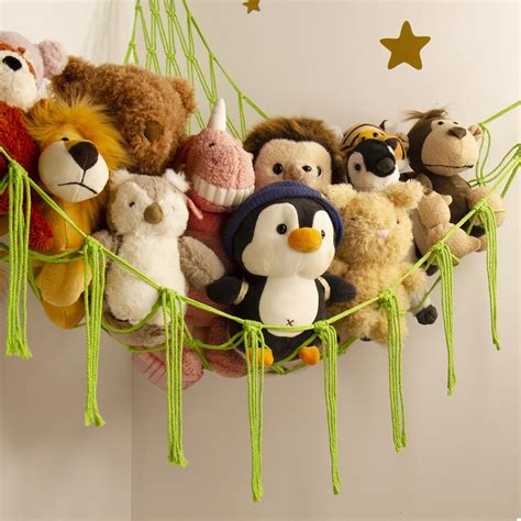 Stuffed Animal Hammock-Large Stuffed Animal Net For Toys Corner-Hanging