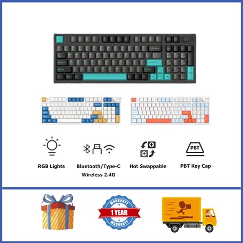 Hello Ganss Hs T Pro Wireless Mechanical Keyboard Key Layout Rgb Backlit Hot Swap Gaming