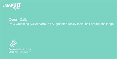 P&G Grooming (Gillette/Braun): Augmented reality facial hair styling ...