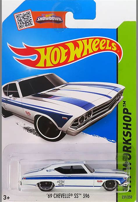 駿河屋 CHEVELLE SS ホワイトブルー Hot Wheels HW WORKSHOP CFJ ホットウィールhotwheels