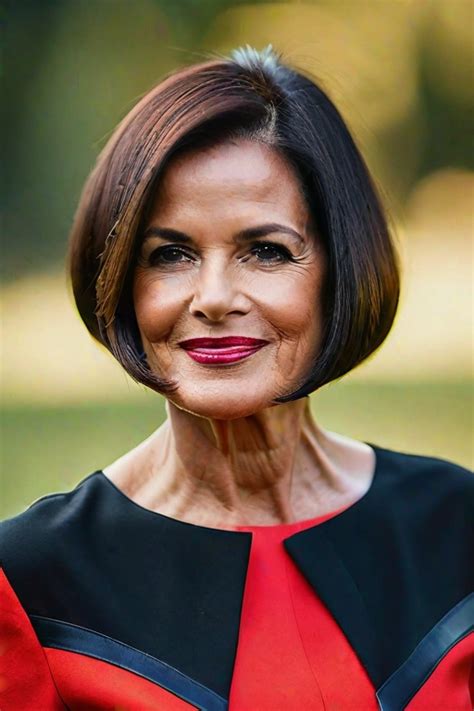 Sharp Angled Precision Cut Bob Thehairstyletrends