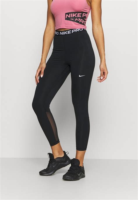 Nike Performance Hi Rise Leggings Black White Black Zalando Ie