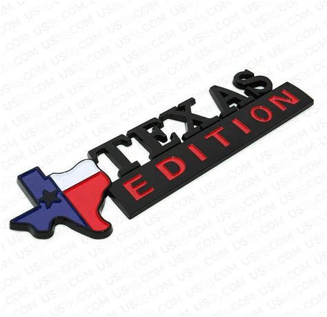 Amazon Muzzys Black Texas Flag Edition Emblem Fender Tailgate Door