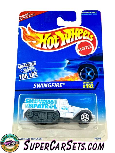 Hot Wheels Year Launched Swingfire Snowbound Tracker Aged Card Etsy